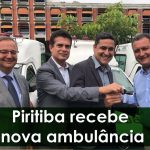 Piritiba recebe nova ambulância