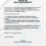 NOTA DE ESCLARECIMENTO