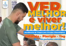 Atendimento de Triagem Oftalmológica atende mais de 100 piritibanos em ação de saúde